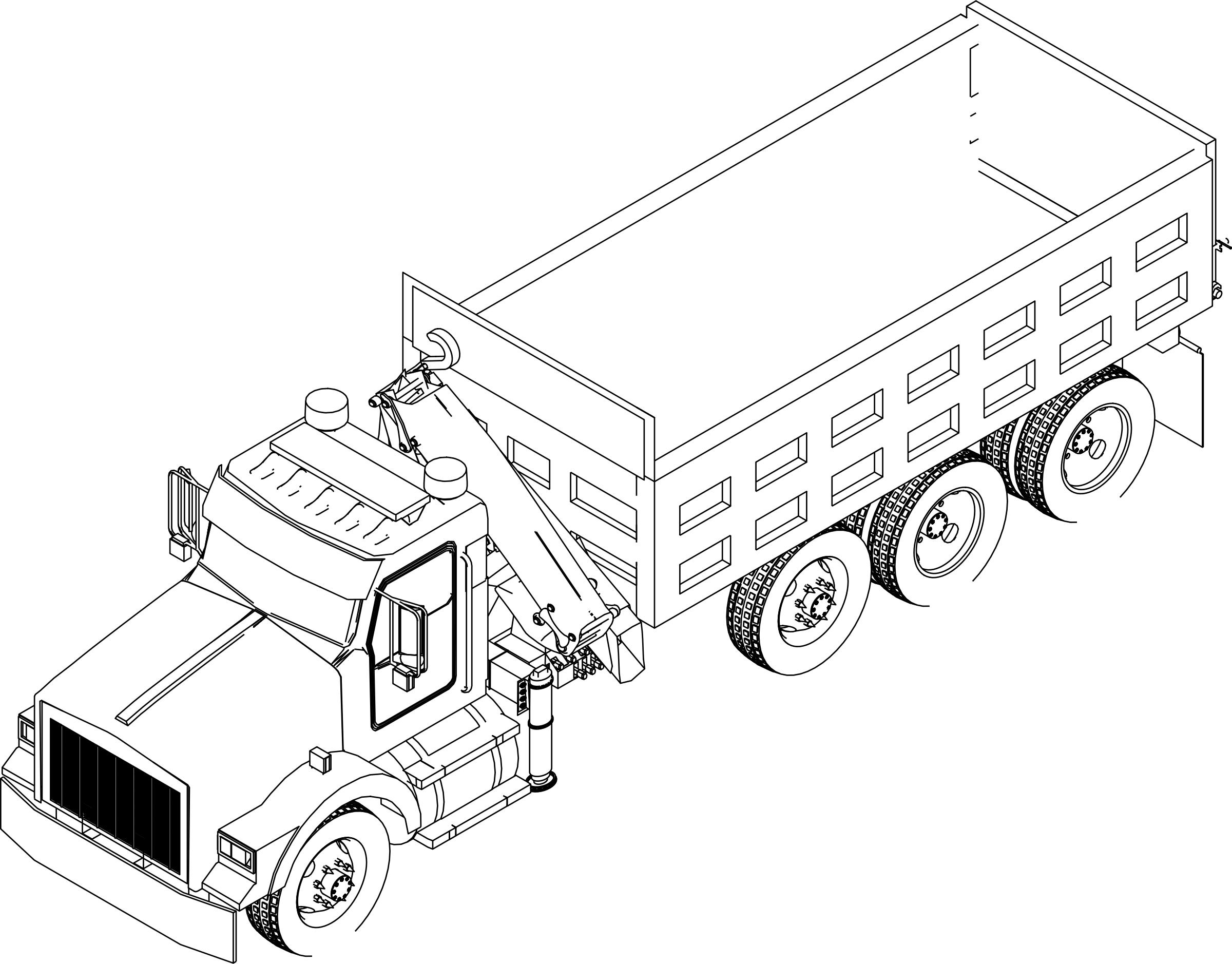 Truck Outline icons