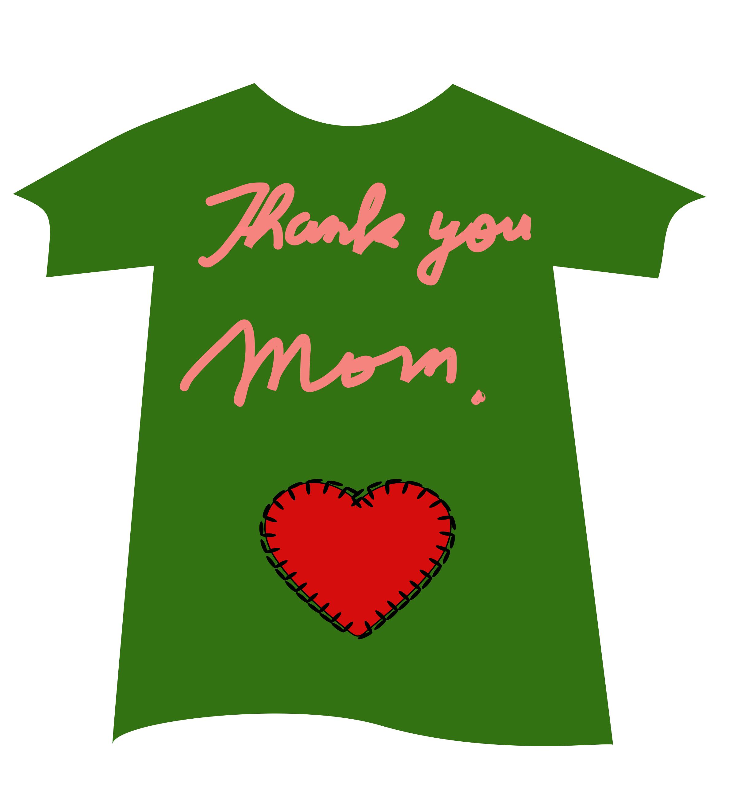 Tshirt-Thankyou-Mom png