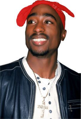 Tupac Shakur Red Bandana png icons