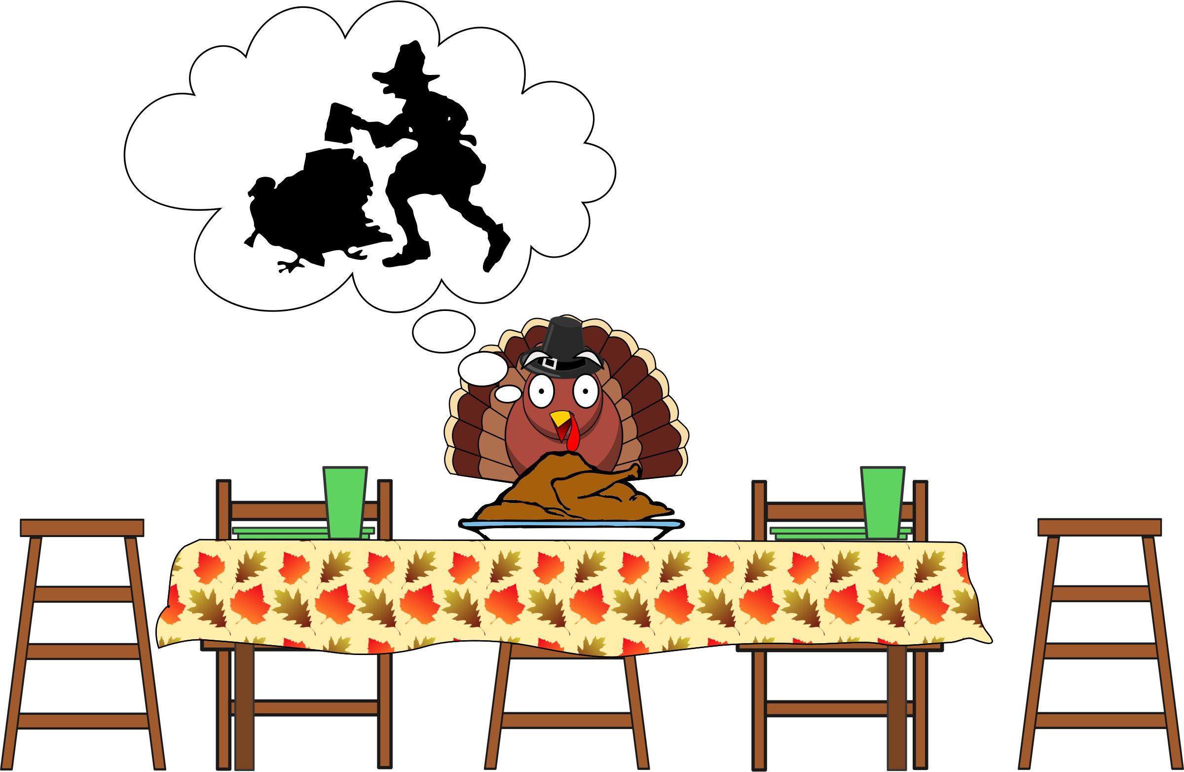 Turkey, Scared Turkey...Happy Thanksgiving png