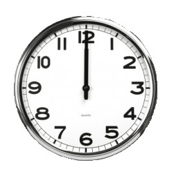 Twelve O'clock PNG icons