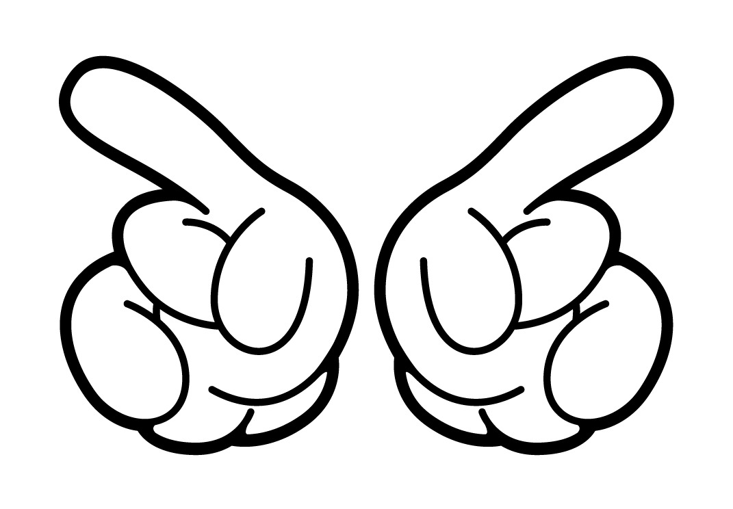 Two Mickey's Hands png icons