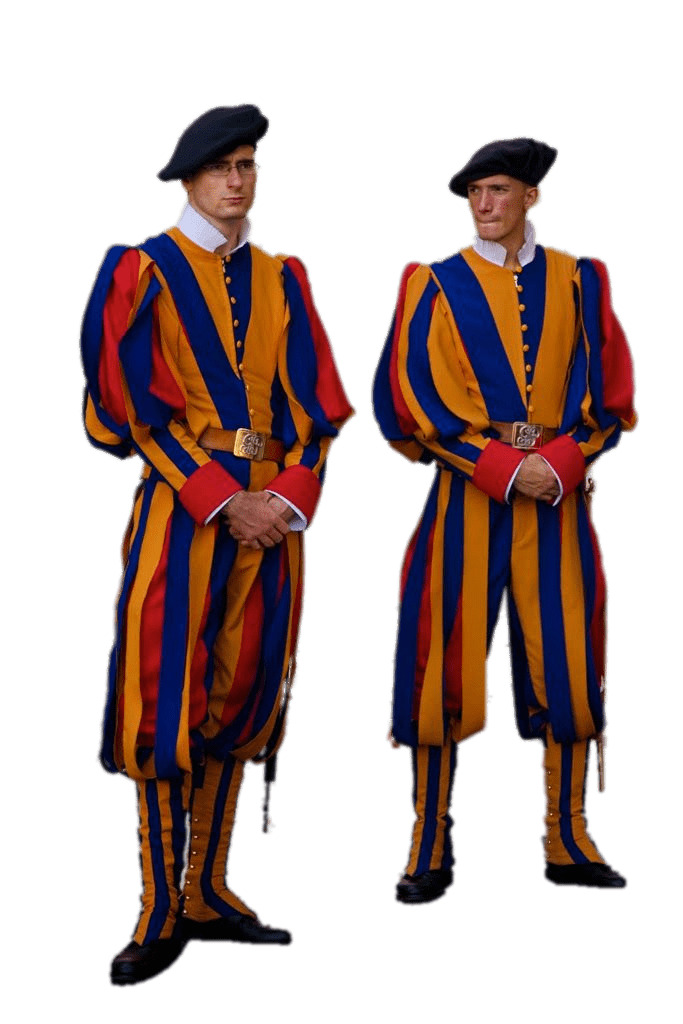 Two Swiss Guards png icons