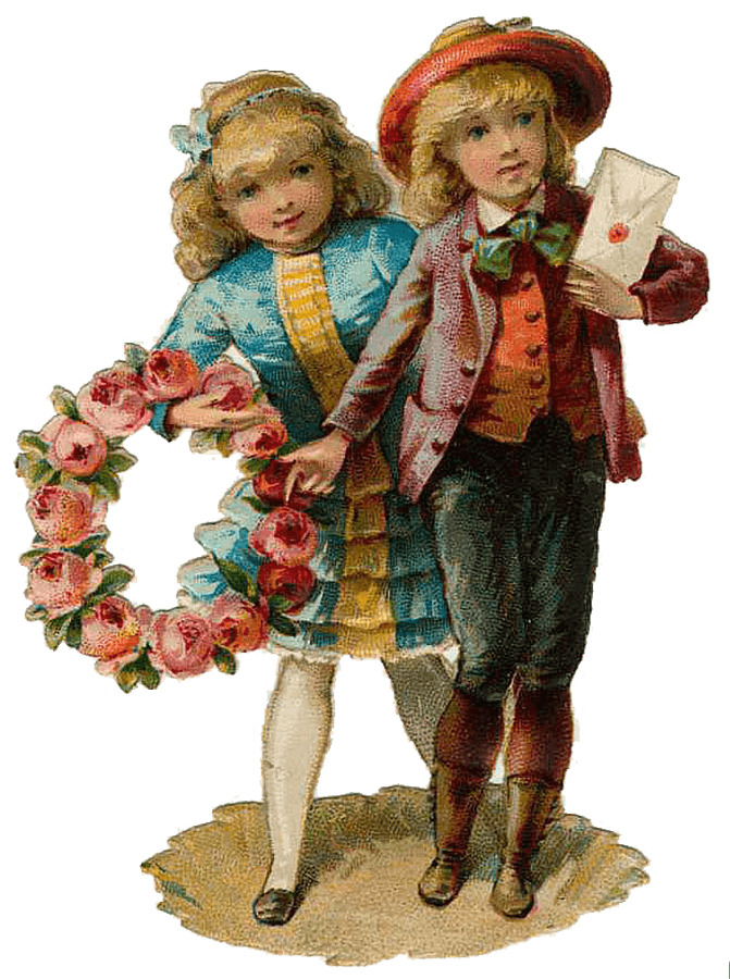 Two Victorian Vintage Kids icons