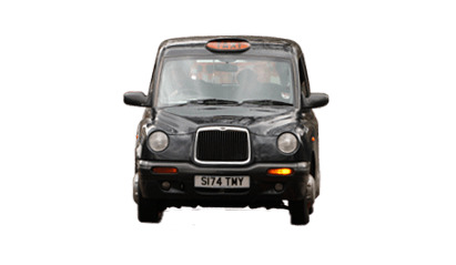 UK Black Cab Front View png icons