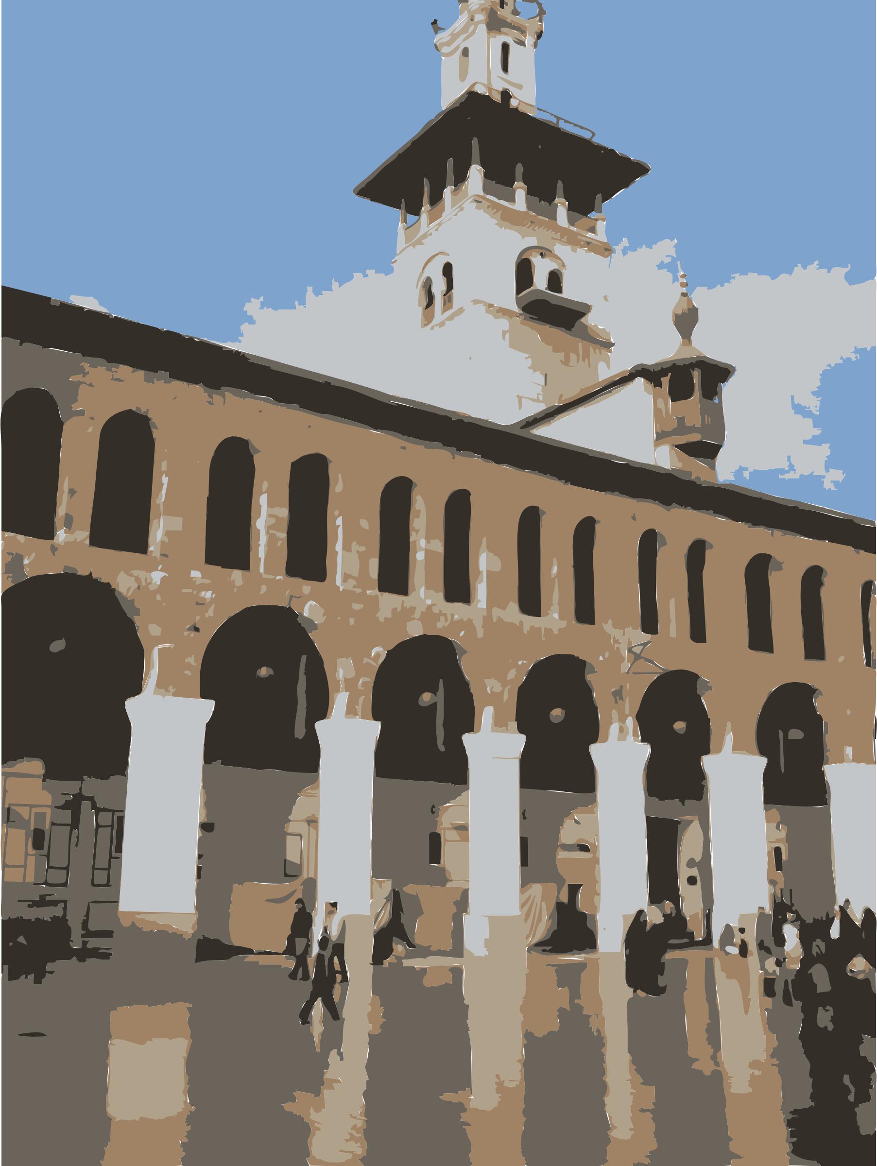 Umayyad Mosque in Damascus Vertical PNG icons