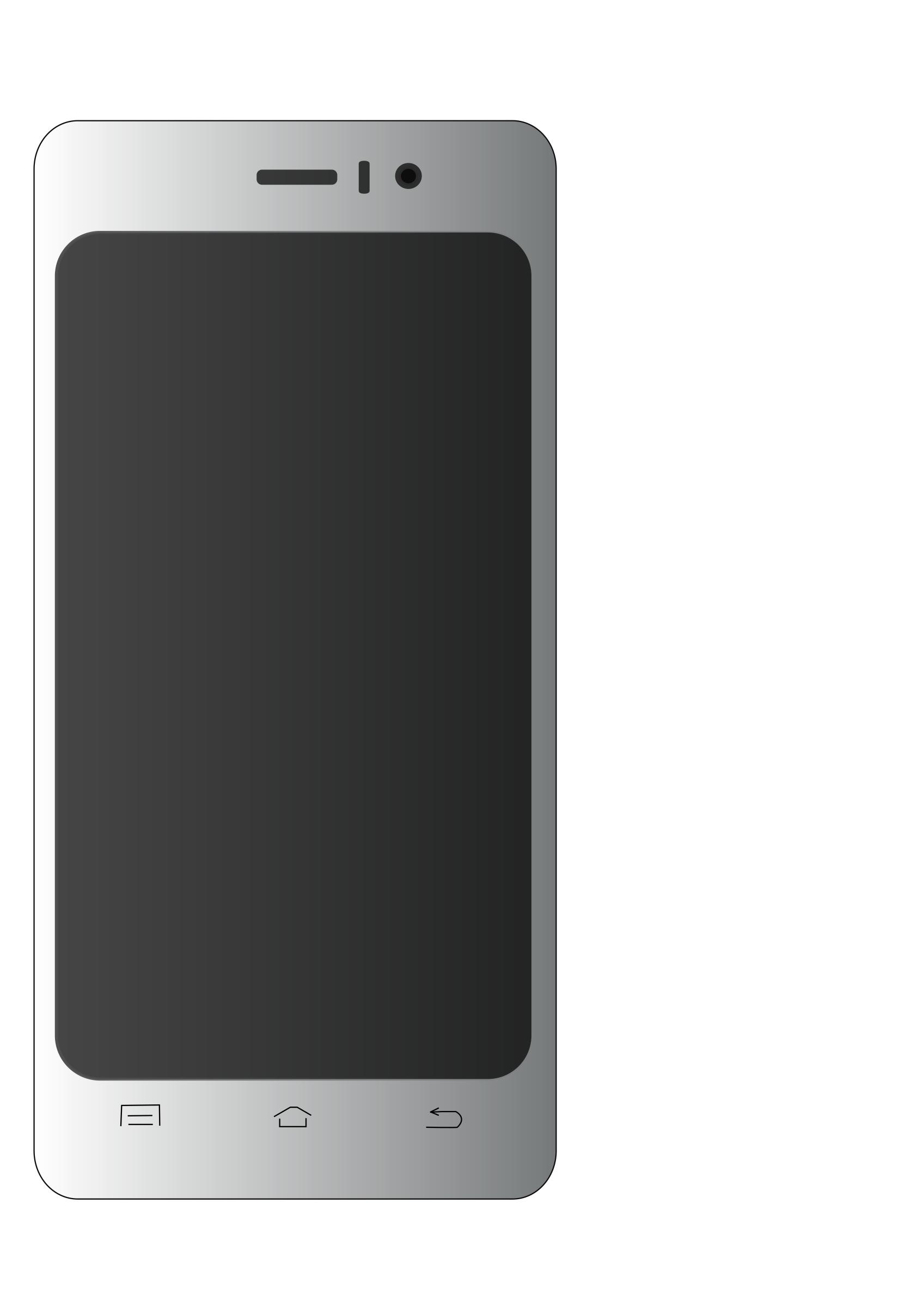 Unbranded mobile phone - smartphone png