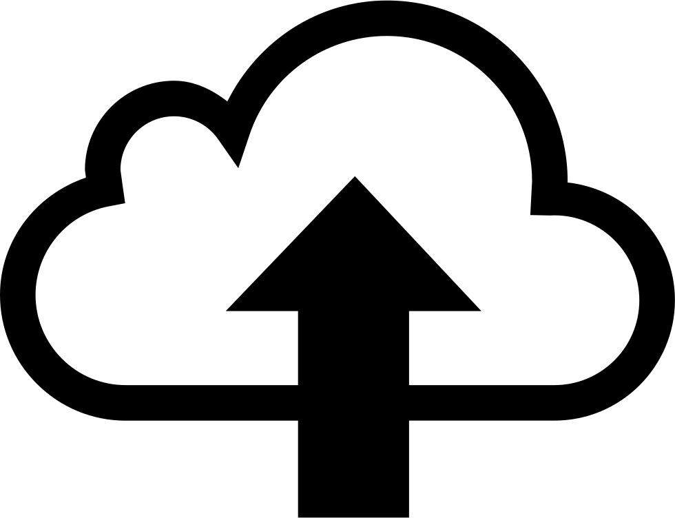 Upload To Cloud Button PNG icons