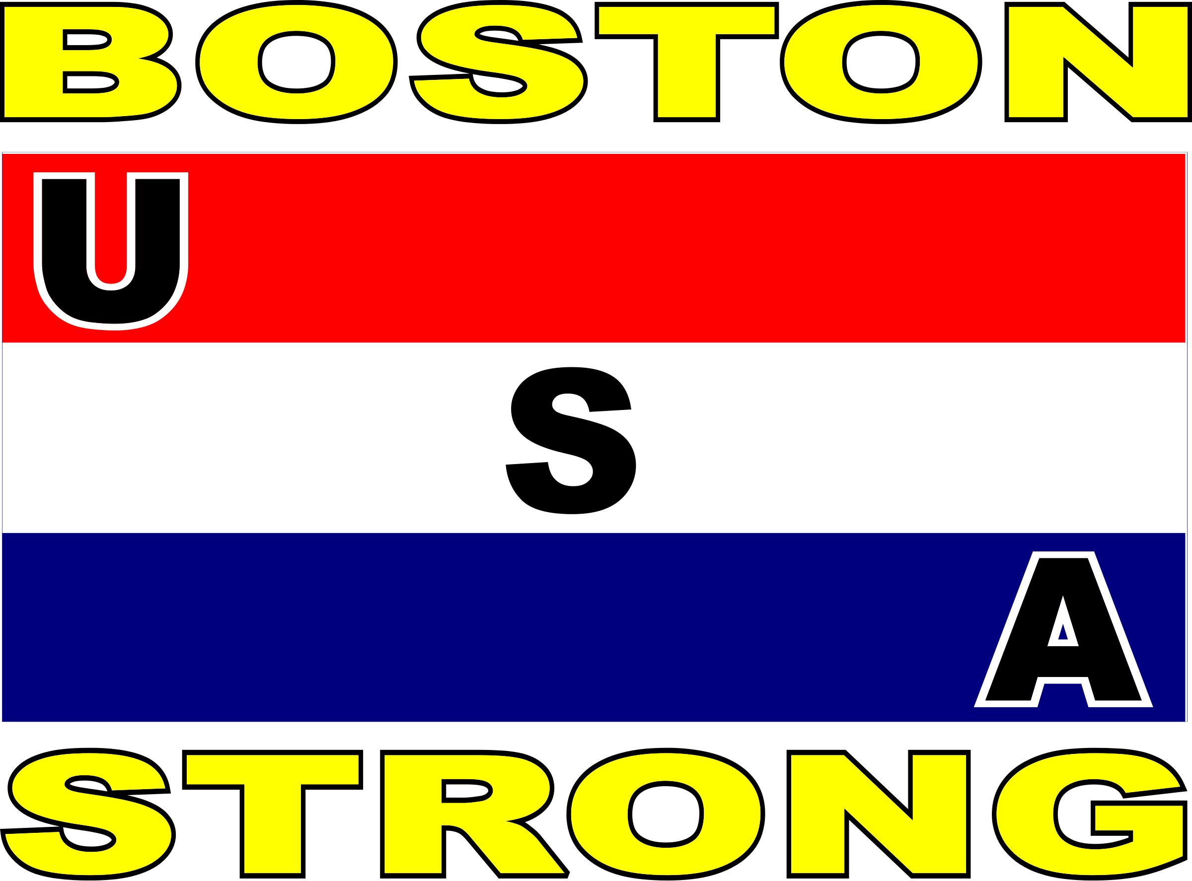 USA stripe flag Boston strong png