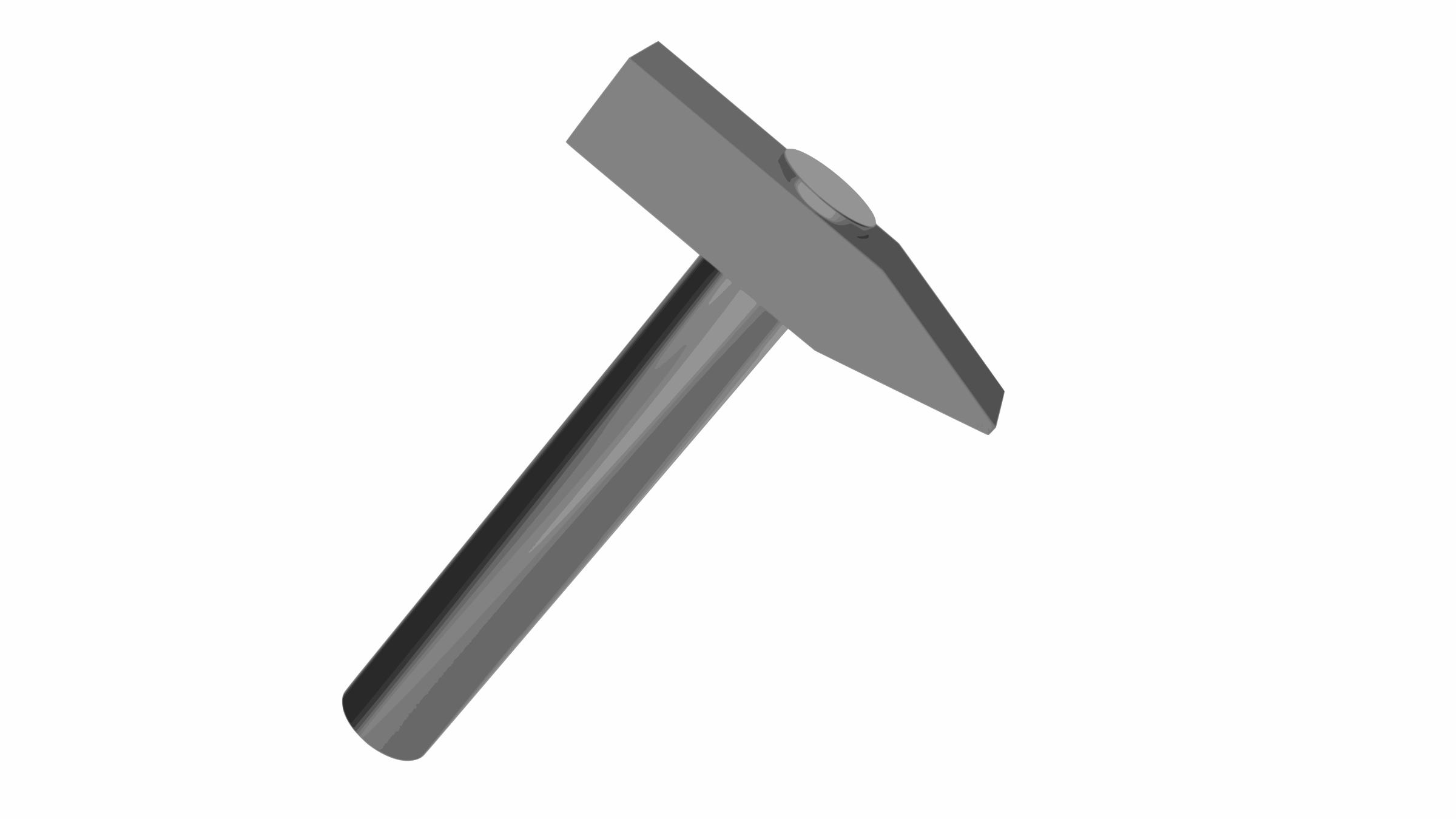 Vectorized hammer png