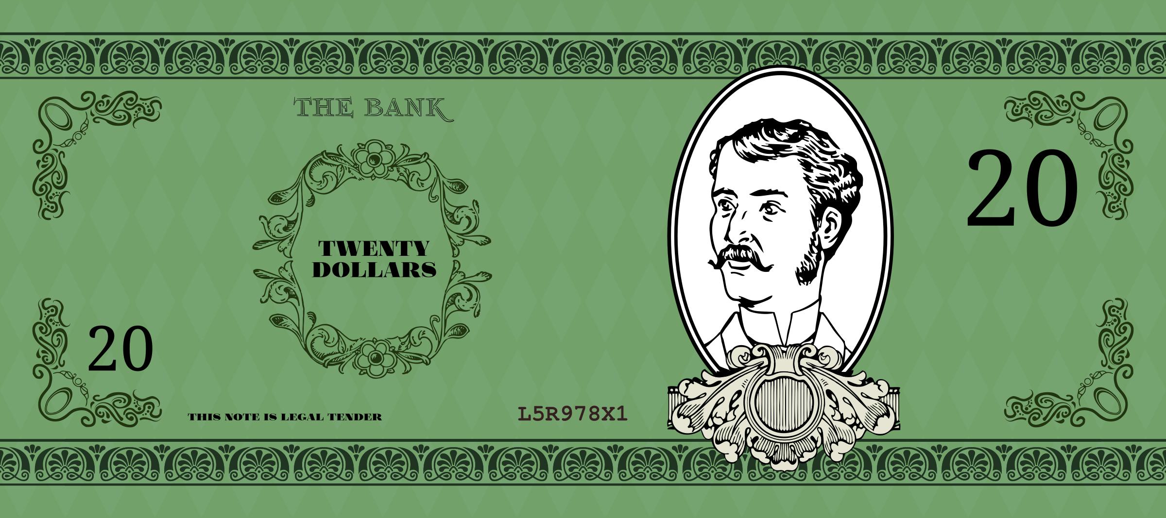 Victorian Banknote png