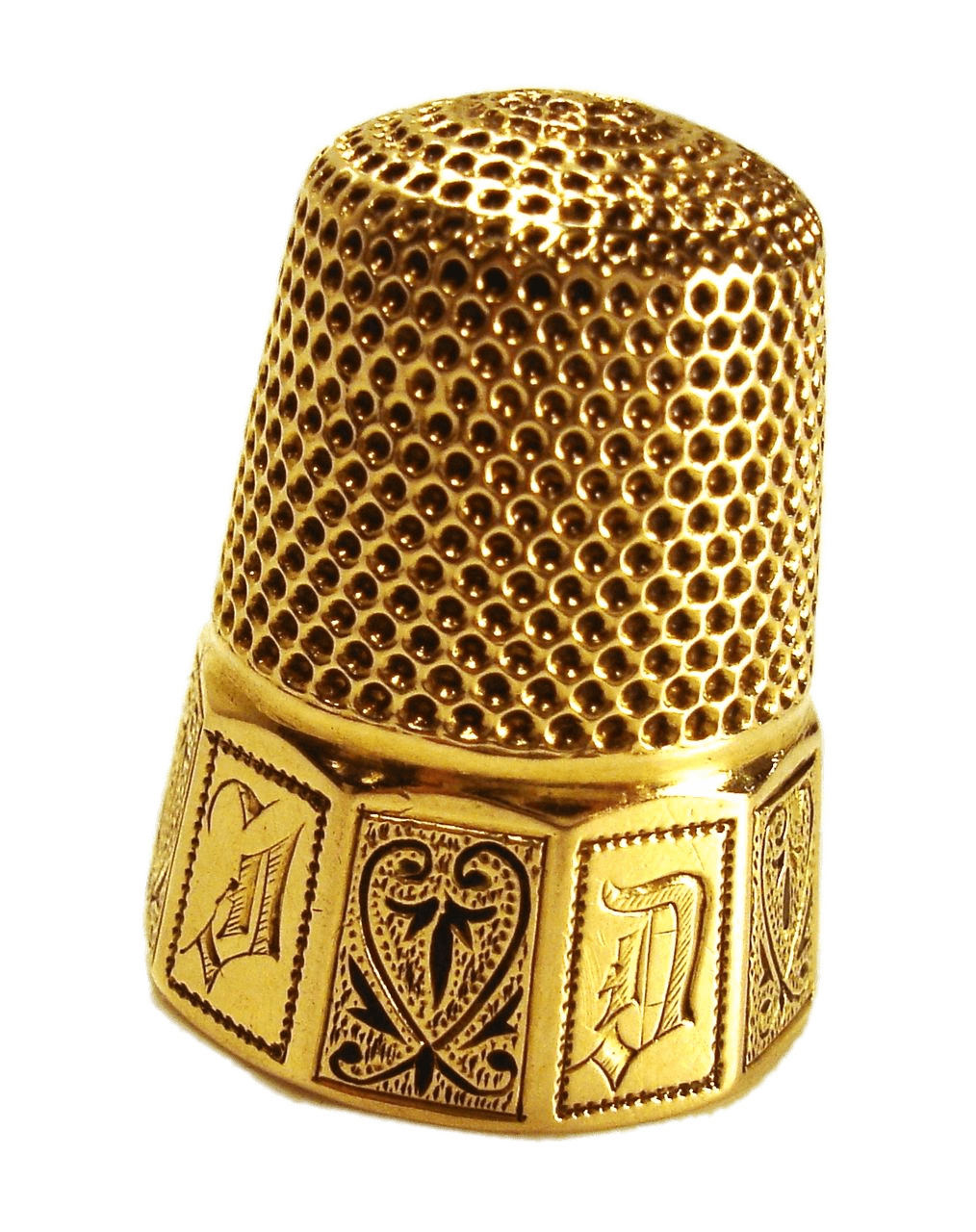 Victorian Gold and Enamel Thimble PNG icons