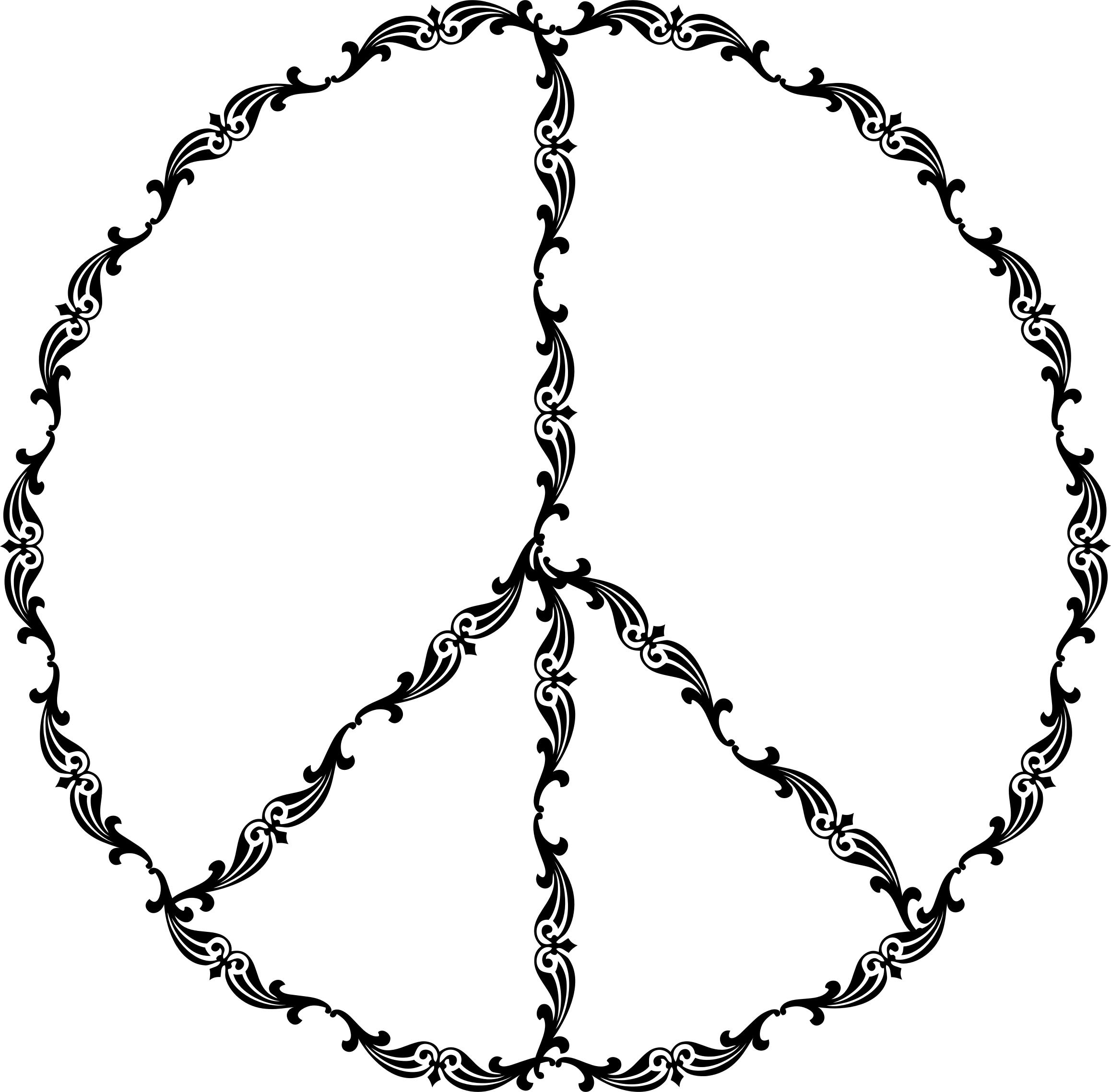 Victorian Handle Peace Sign png