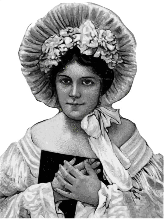 Victorian Lady Illustration icons