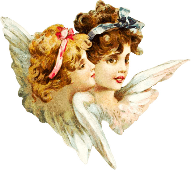Victorian Smiling Angels png