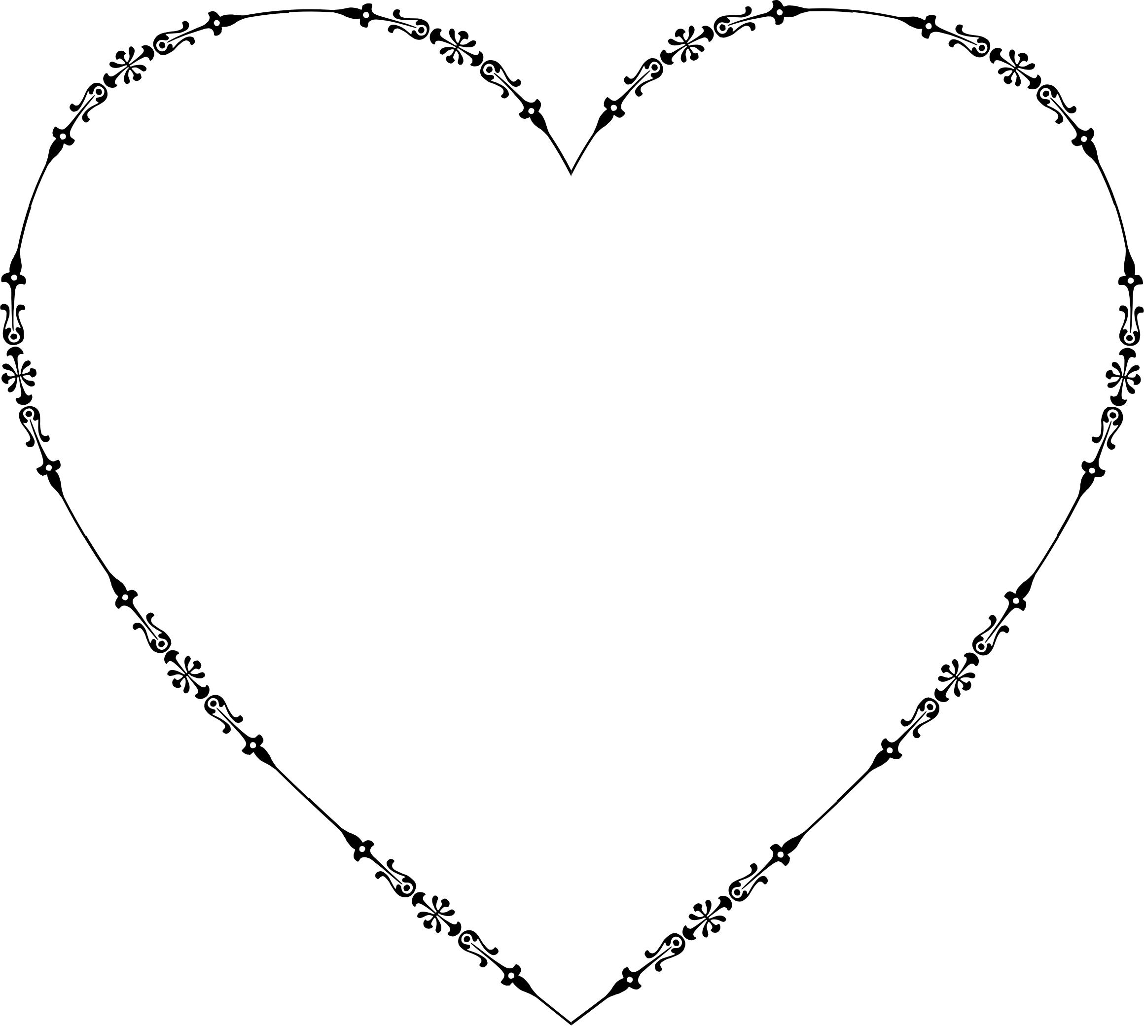 Victorian Style Heart png