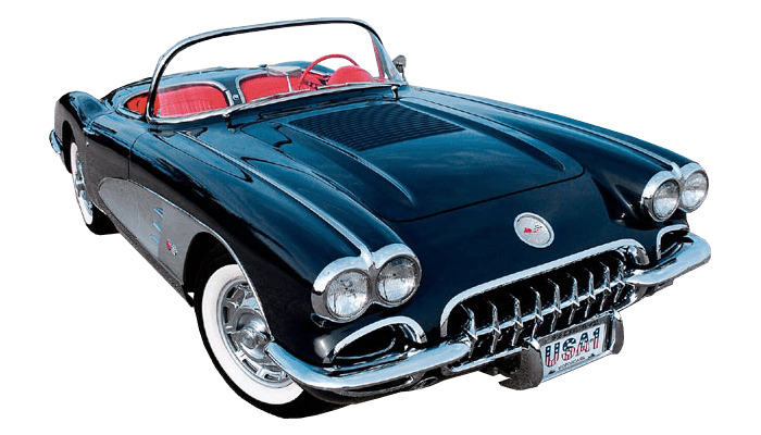 Vintage Corvette icons