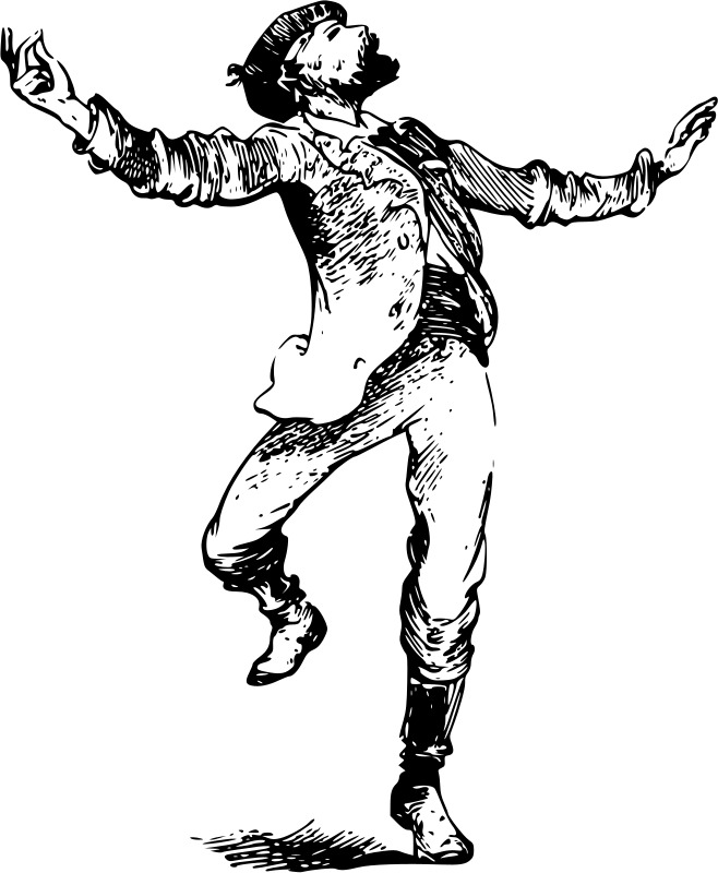 Vintage Dancing Man icons