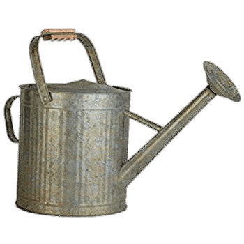 Vintage Galvanised Watering Can png icons