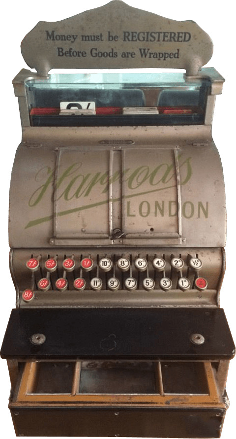 Vintage Harrods Cash Register png icons