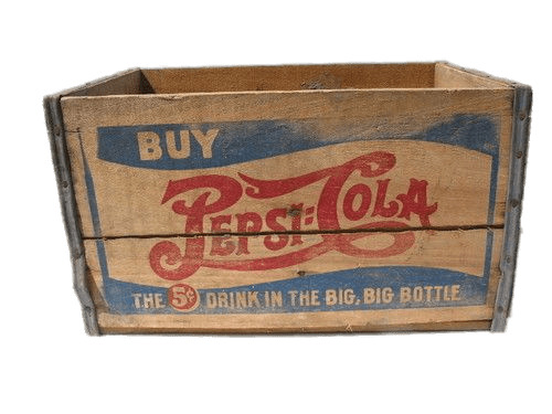 Vintage Pepsi Cola Crate png icons