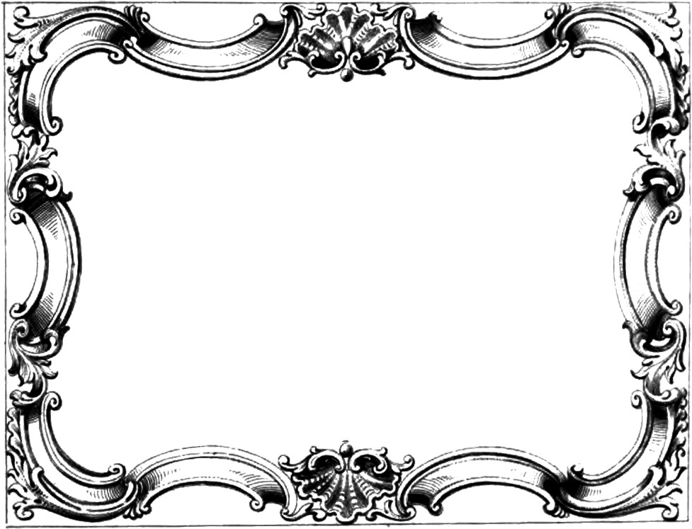 Vintage Rectangle Frame With Border icons