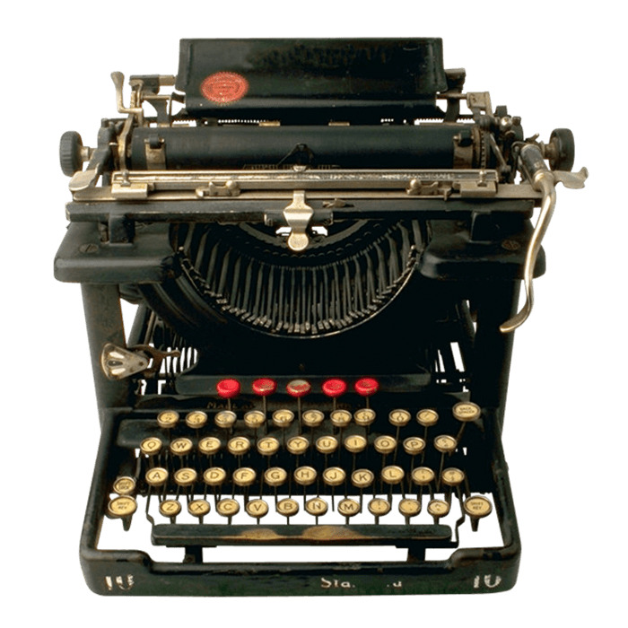 Vintage Typing Machine icons