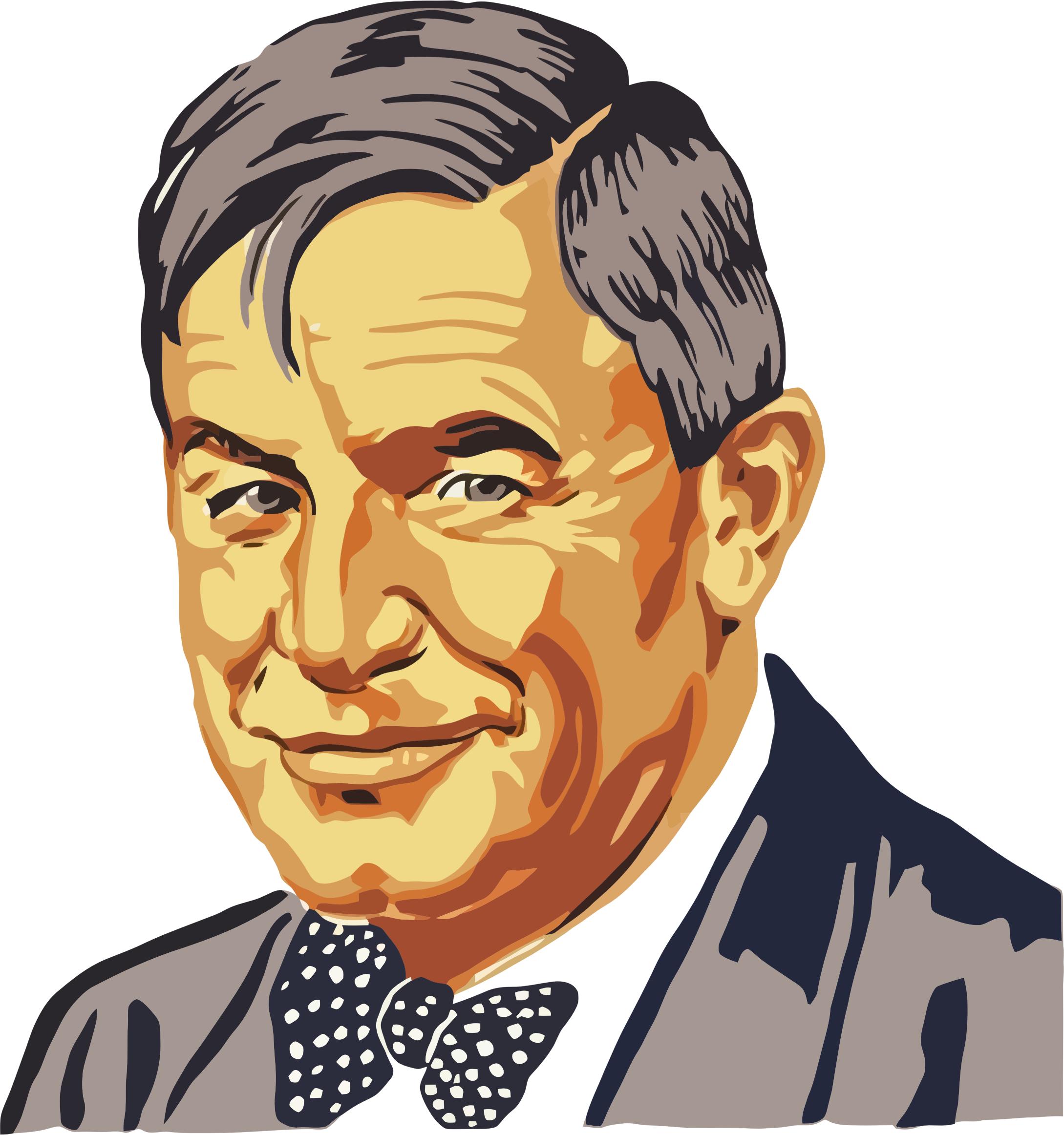 Vintage Will Rogers Portrait png