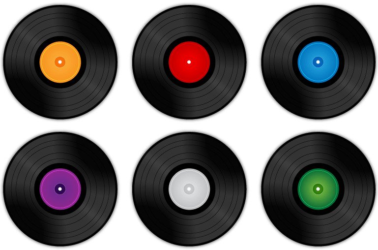 Vinyl Record Collection icons
