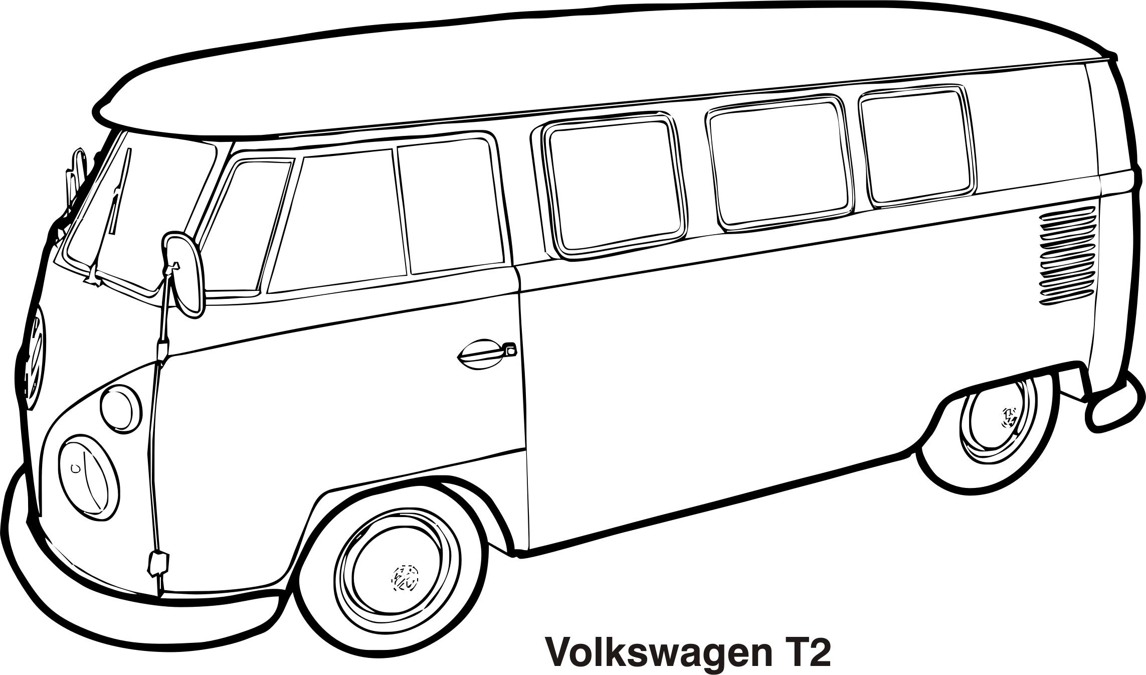 Volkswagen Transporter T2, year 1969 png