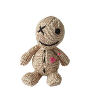 Voodoo Doll With Pink Heart icons