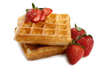 Waffles With Strawberries icons