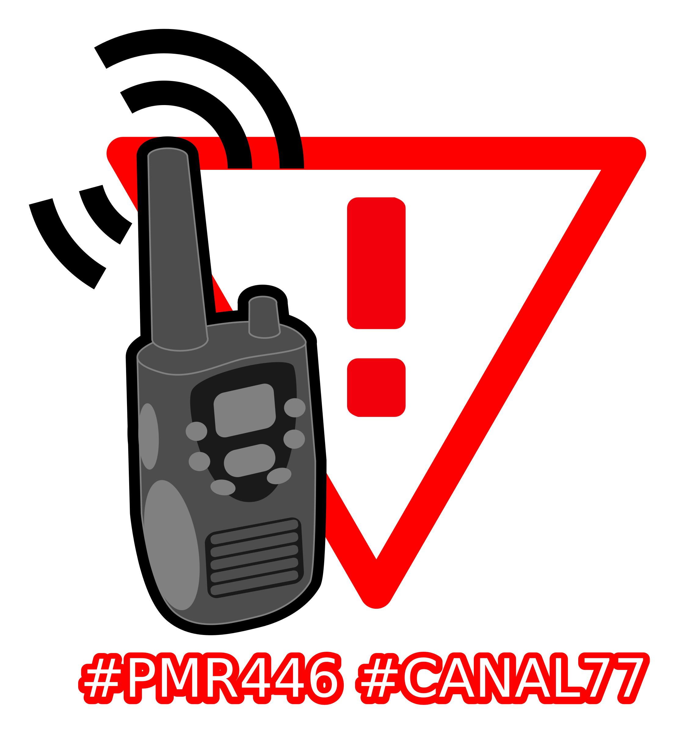 Walkie Talkie #PMR446 #canal77 png