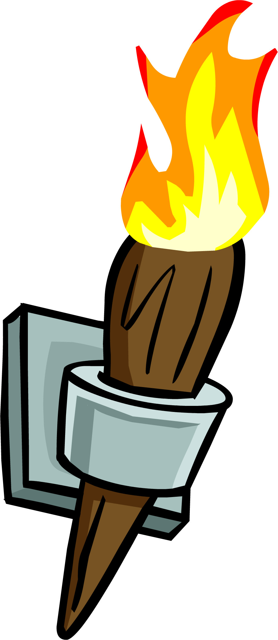 Wall Torch Clipart icons
