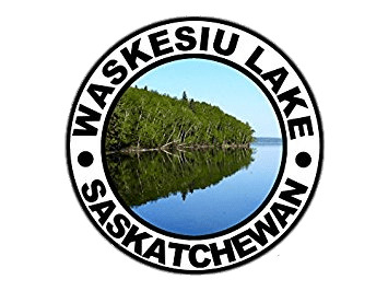 Waskesiu Lake National Park Round Sticker icons