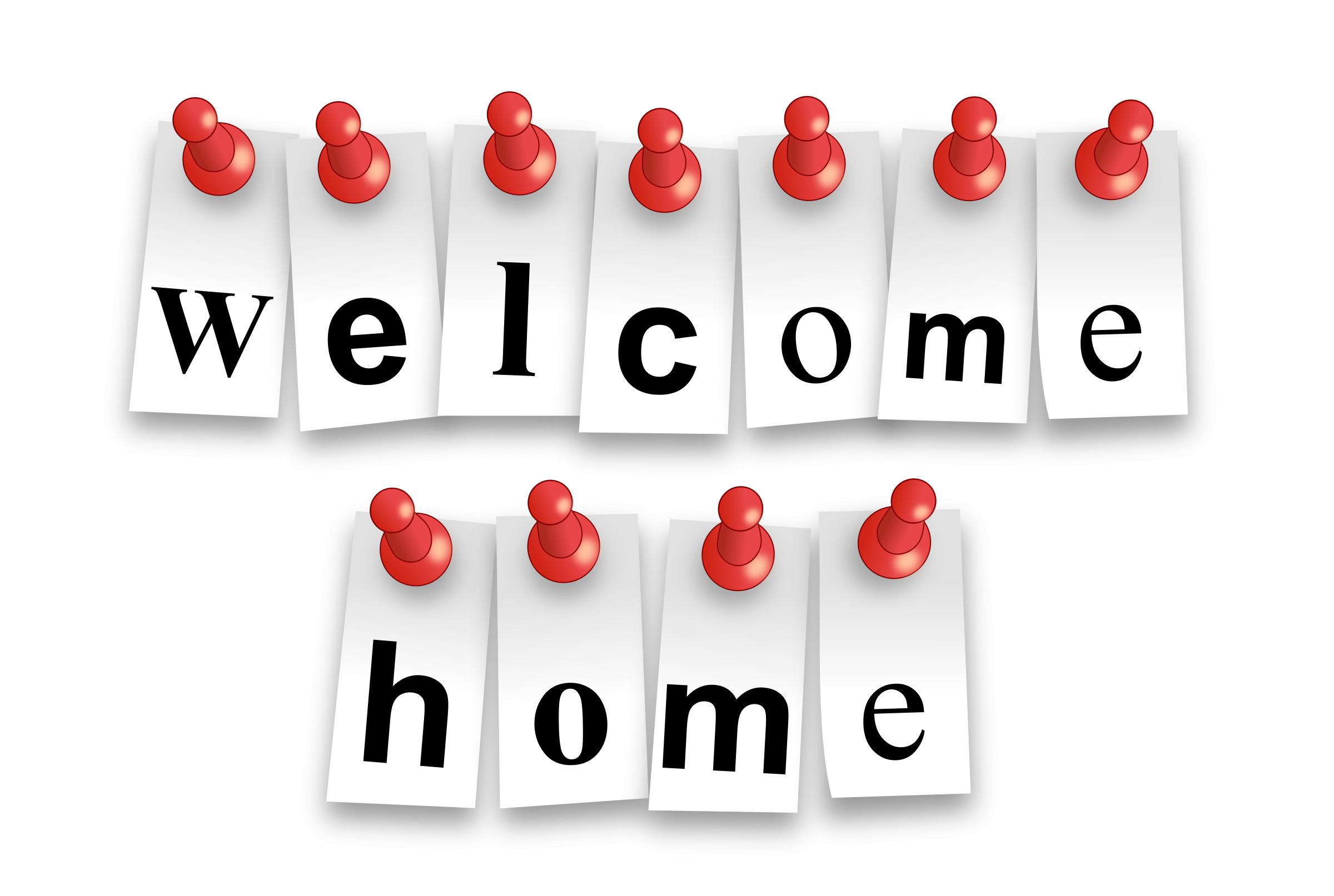 Welcome Home Notes png
