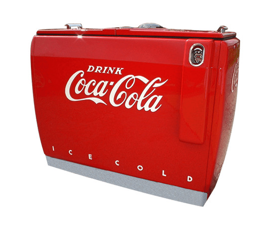 Westinghouse Ice Cold Coca Cola Cooler icons