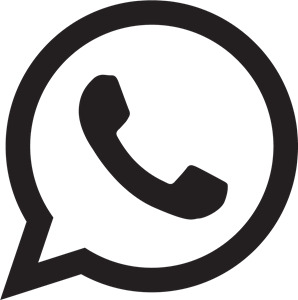 Whatsapp Logo Black and White icons