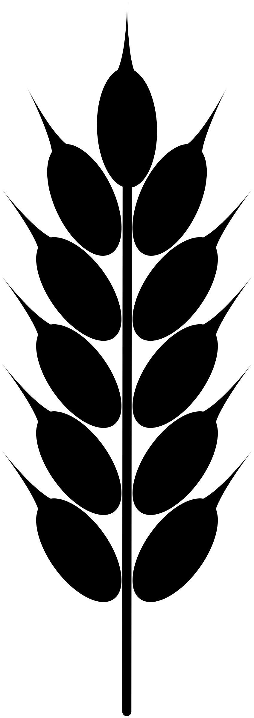 Wheat (Black and White) png