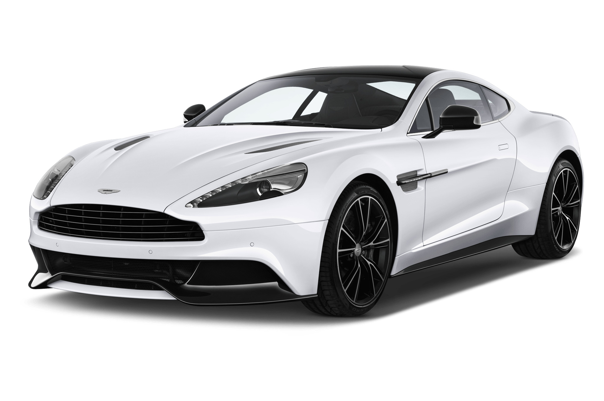 White Aston Martin icons