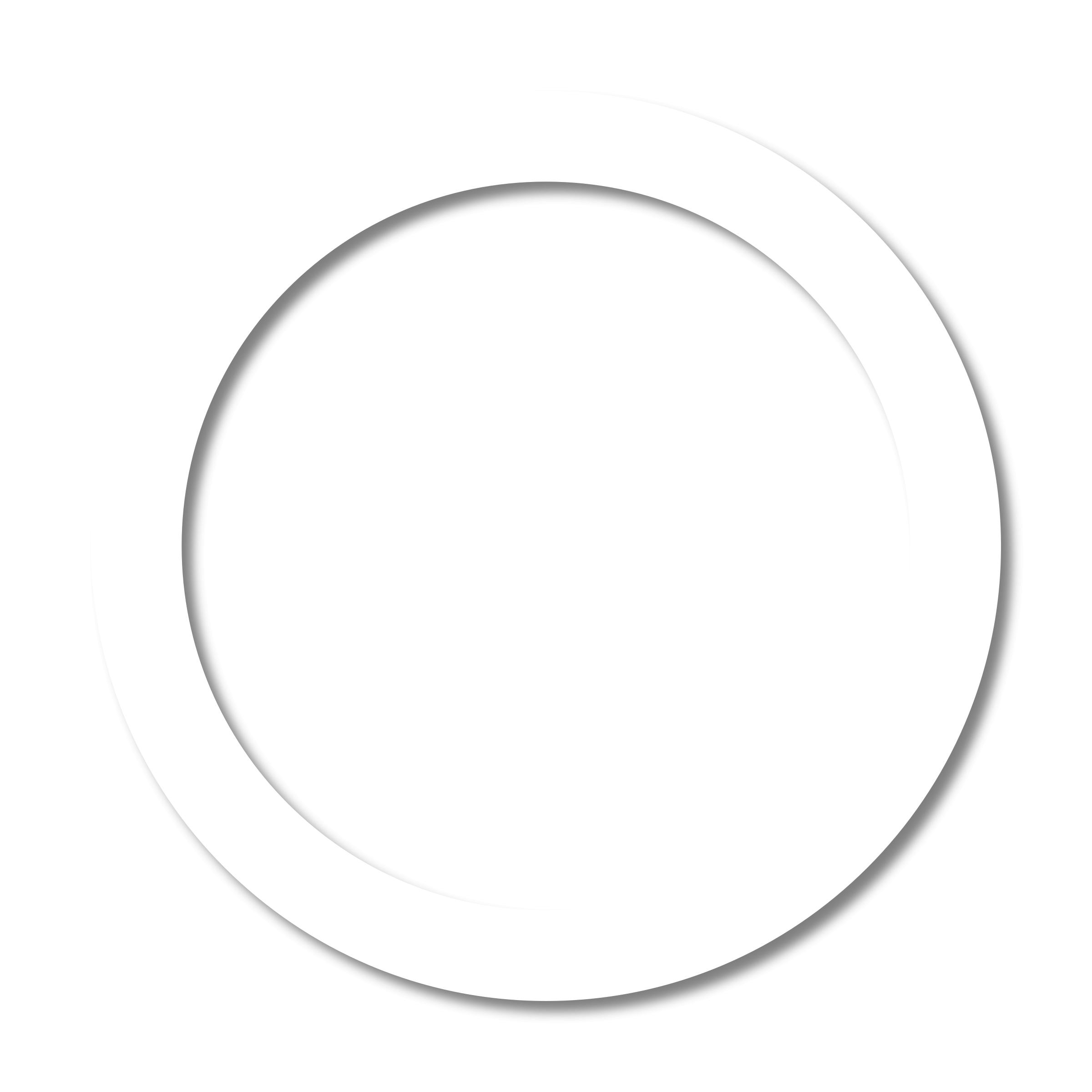 white circle icons