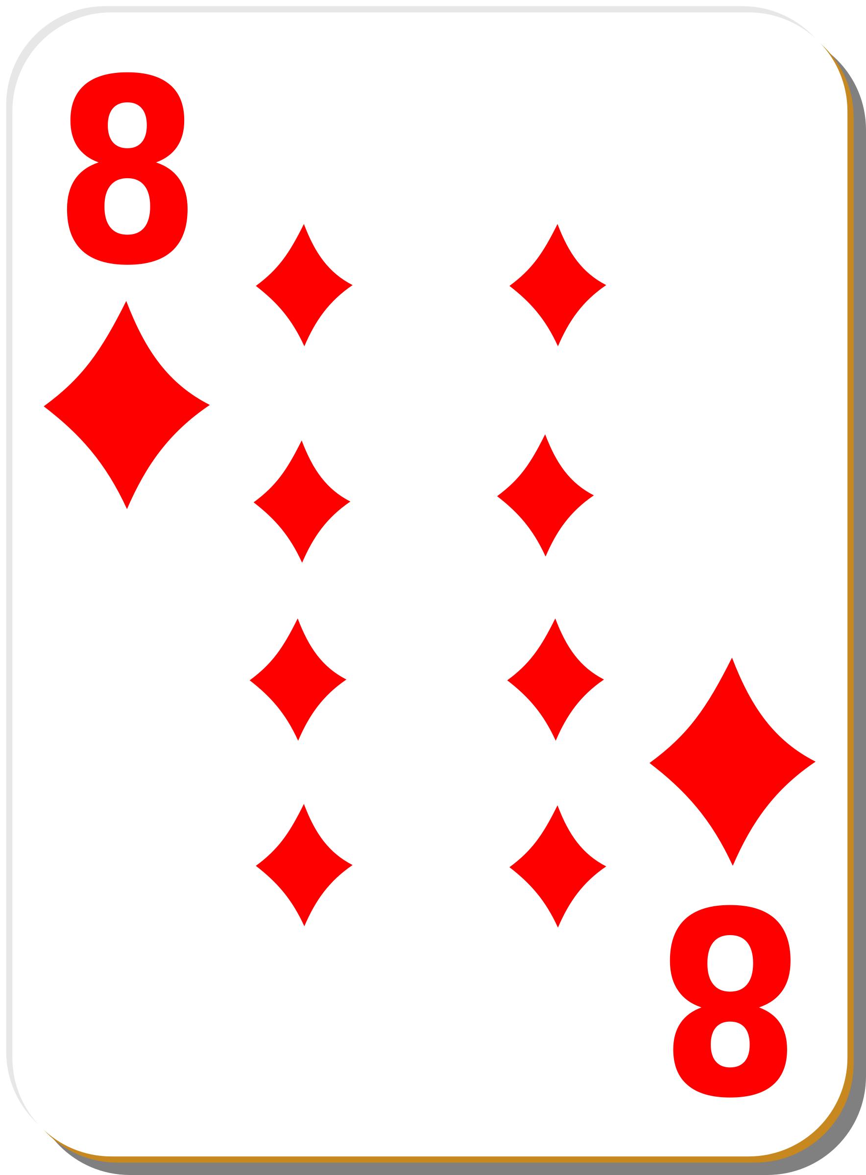 White deck: 8 of diamonds png