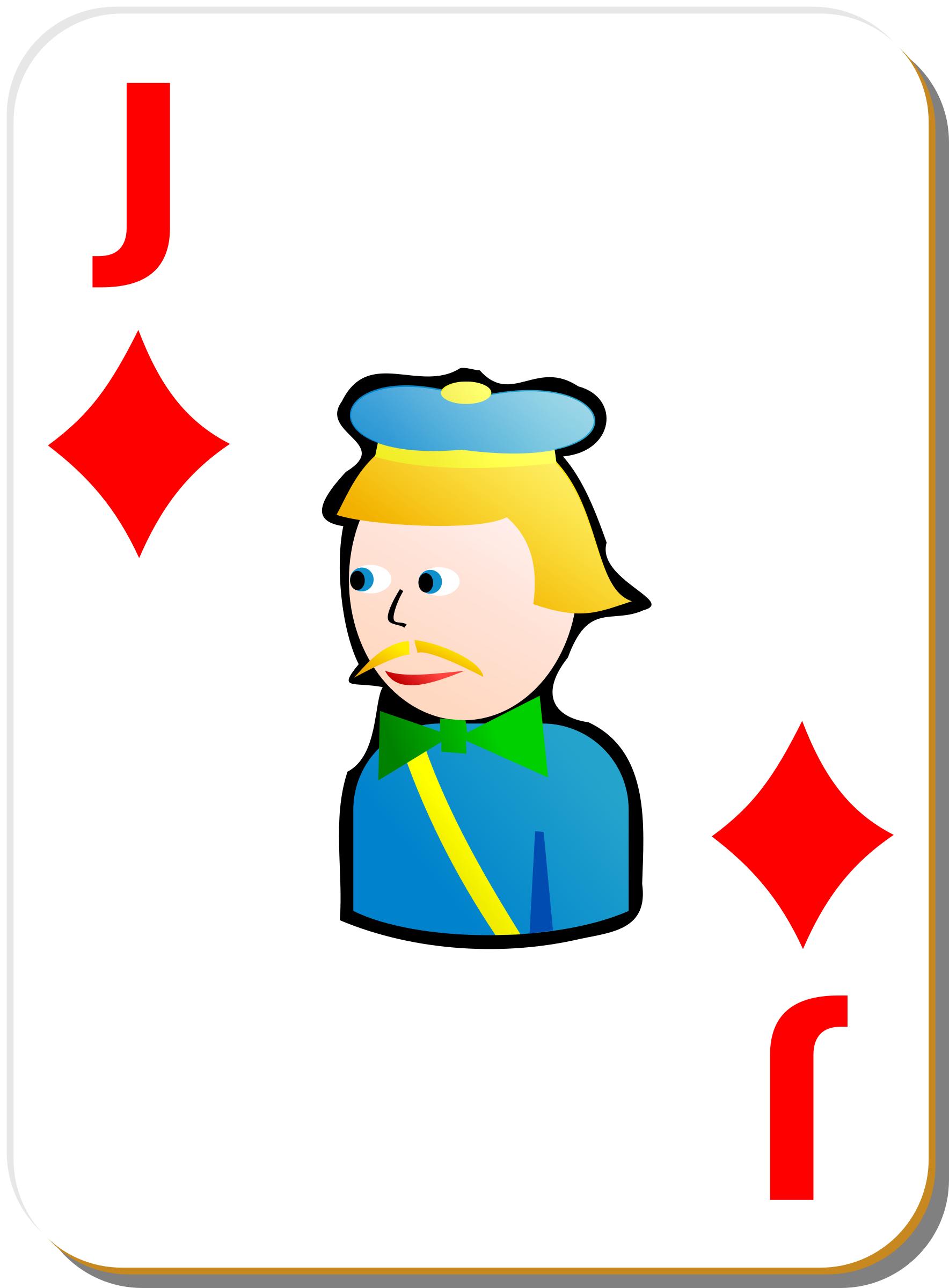 White Deck: Jack of Diamonds png