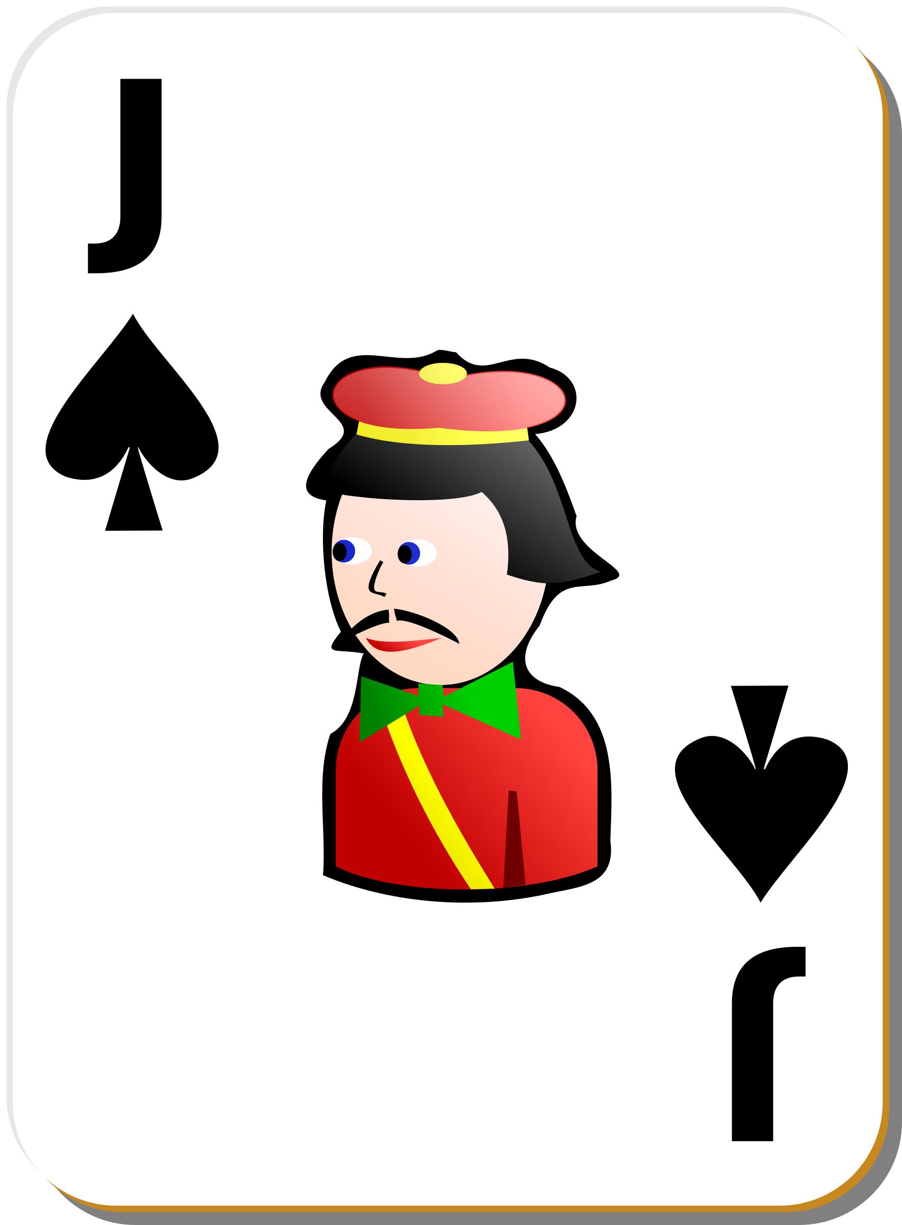 White Deck: Jack of Spades png