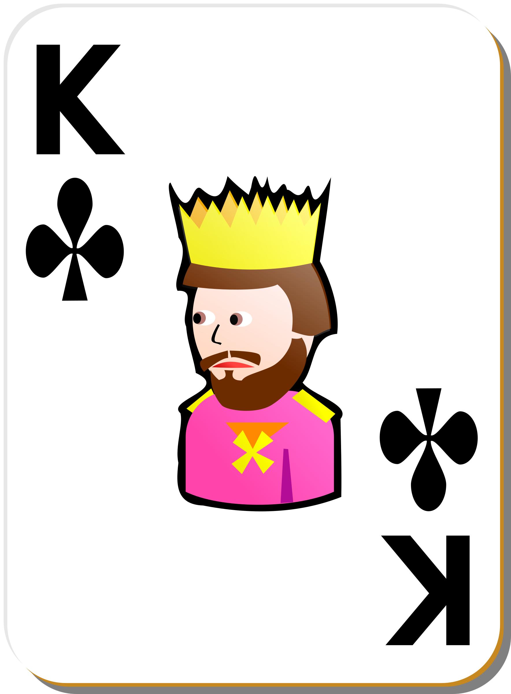 White Deck: King of Clubs png