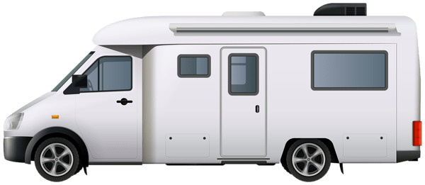 White Motorhome png icons