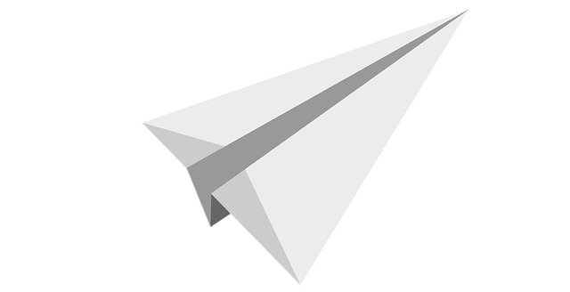 White Paper Plane Turned To the Right icons