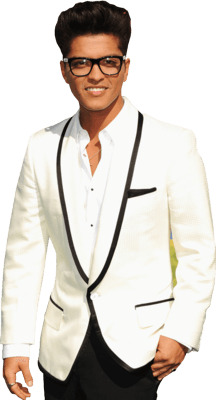 White Suit Bruno Mars png icons