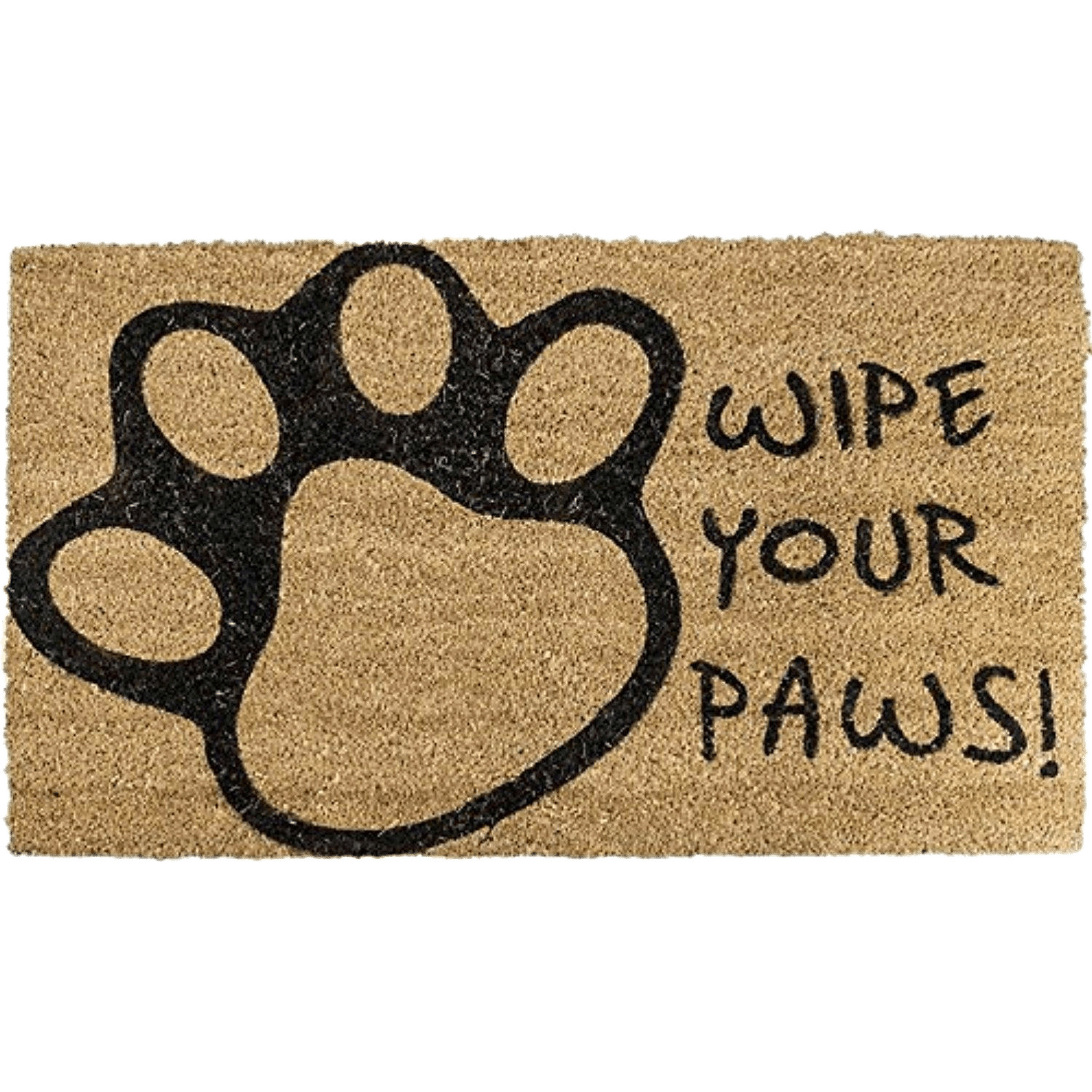 Wipe Your Paws Doormat icons