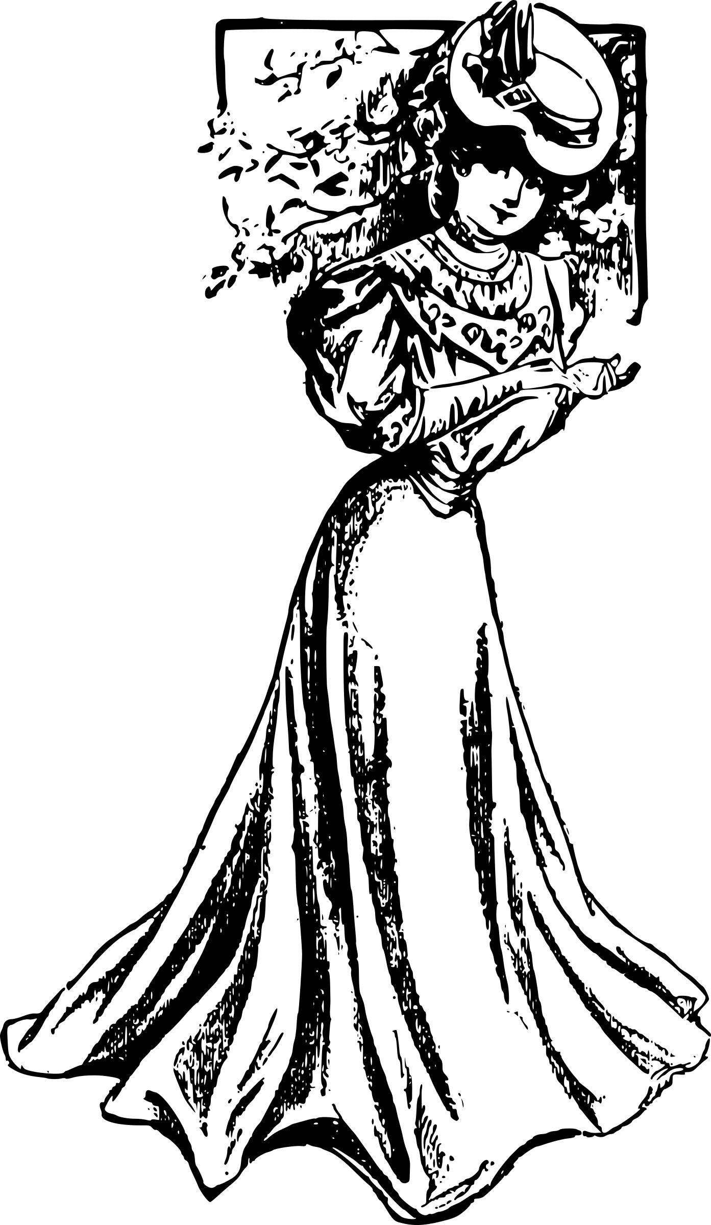 Woman in a Nice Dress png